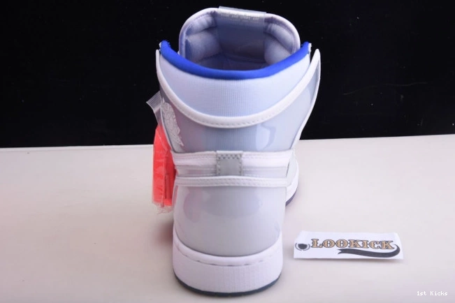 1st Kicks Shoes Racer White High Jordan Zoom Blue Air Retro CK6637-104 1 0713